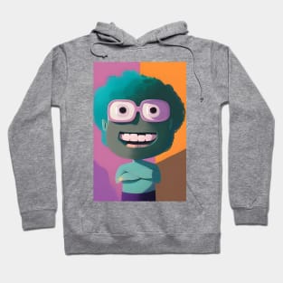 Little funny cartoon boy Hoodie